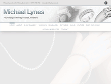 Tablet Screenshot of michaellynes.co.uk